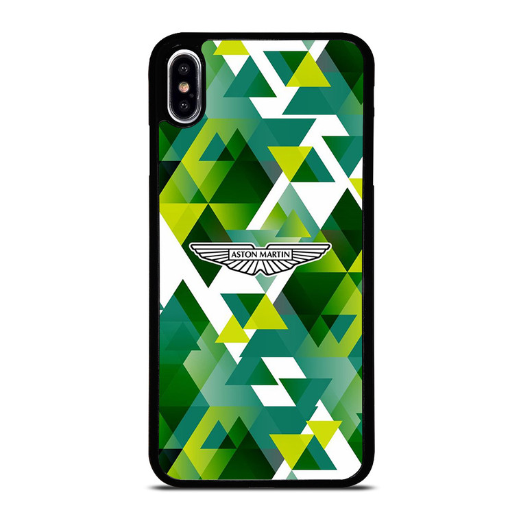 ASTON MARTIN LOGO GREEN TRIANGLE iPhone XS Max Case Cover