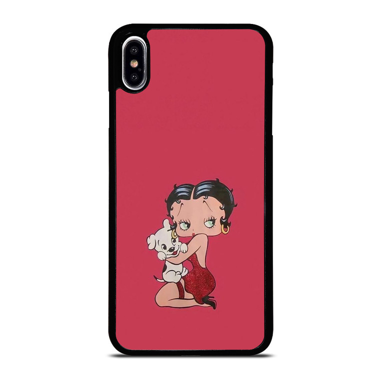 BETTY BOOP AND PUDGY CARTOON iPhone XS Max Case Cover
