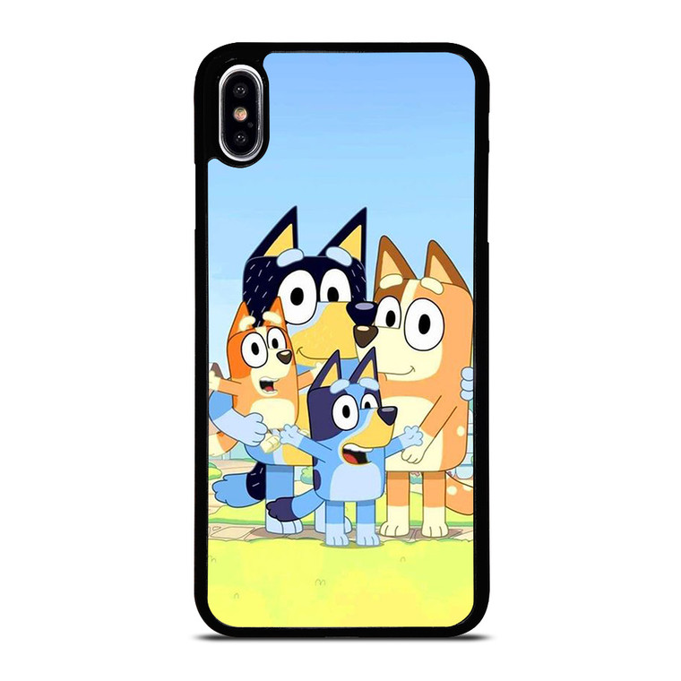 BLUEY CHARACTERS CARTOON iPhone XS Max Case Cover