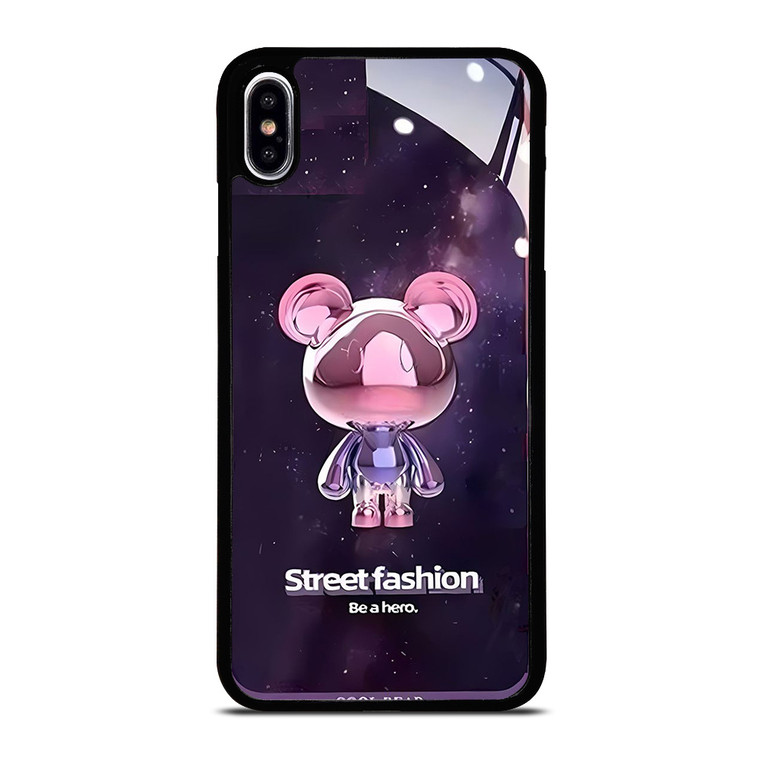 COOL BEAR STREET FASHION BE A HERO iPhone XS Max Case Cover