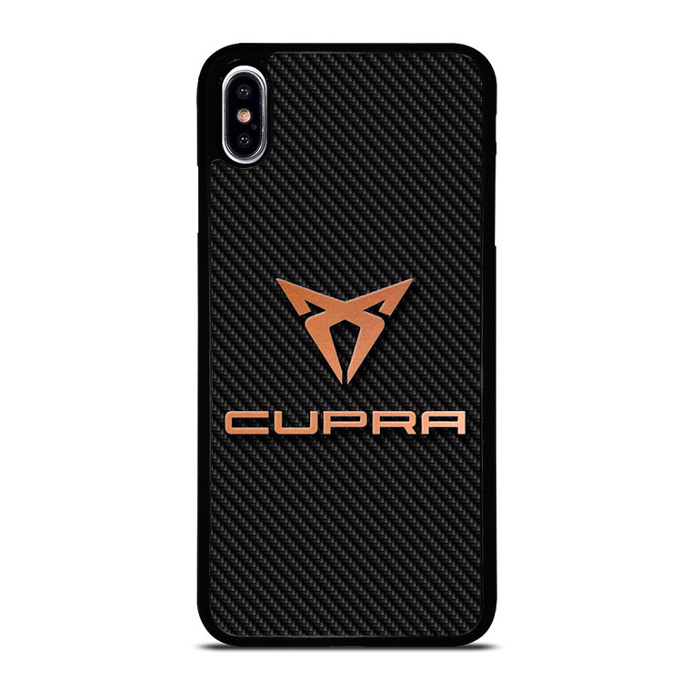 CUPRA CAR LOGO CARBON iPhone XS Max Case Cover