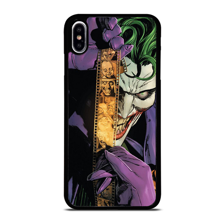 JOKER WITH FILM DC BATMAN CARTOON iPhone XS Max Case Cover