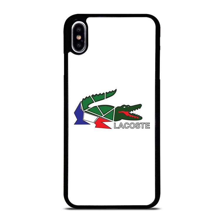 LACOSTE LOGO MOZAIC iPhone XS Max Case Cover