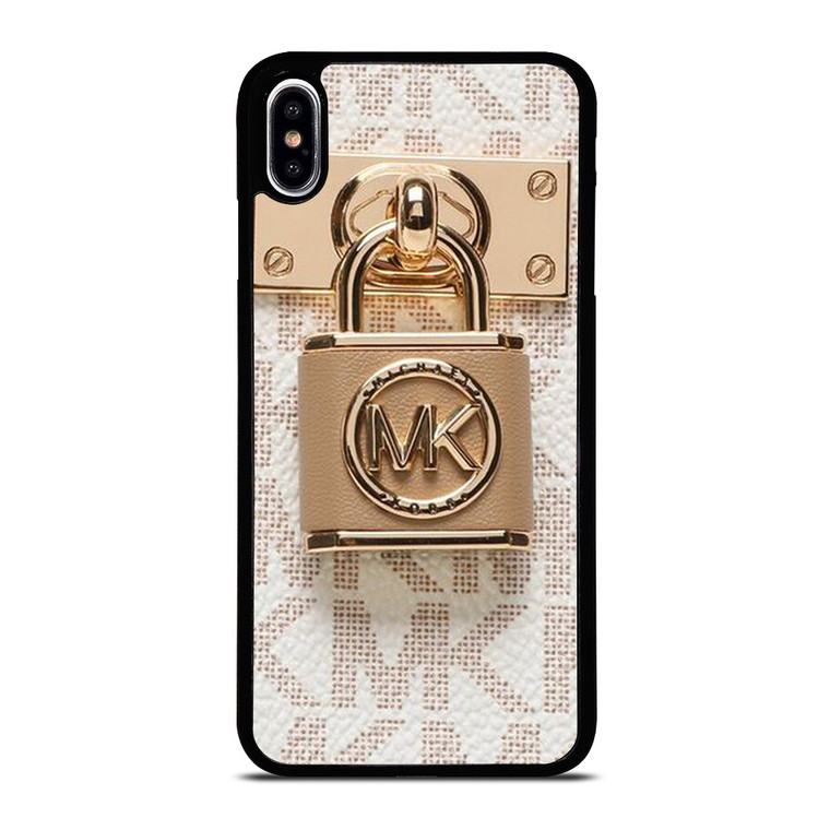MICHAEL KORS LOGO MK PADLOCK 2 iPhone XS Max Case Cover