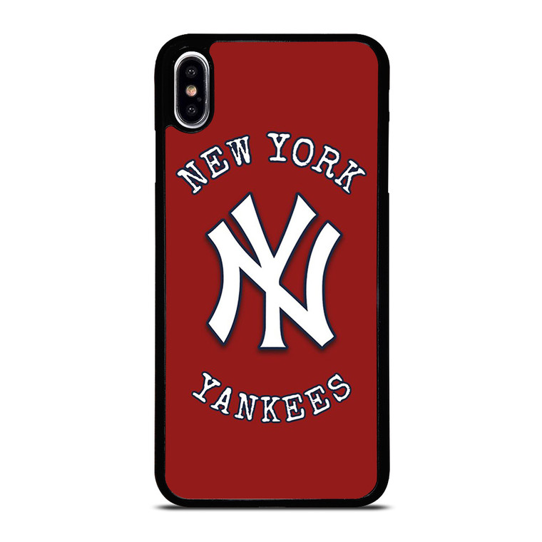 NEW YORK YANKEES BASEBALL LOGO RED iPhone XS Max Case Cover
