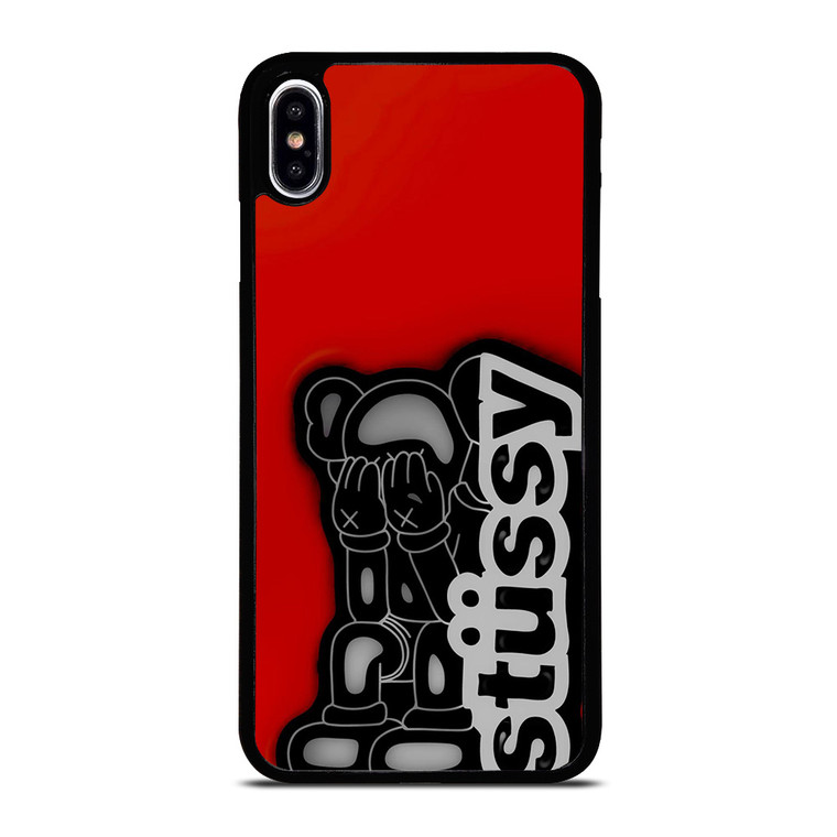 STUSSY X KAWS iPhone XS Max Case Cover