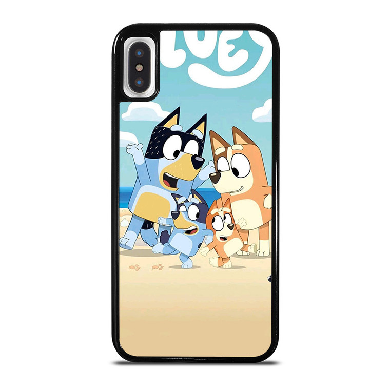BLUEY HEELERS FAMILY CARTOON iPhone X / XS Case Cover