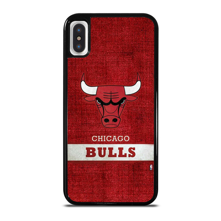 CHICAGO BULLS BASKETBALL TEAM LOGO iPhone X / XS Case Cover