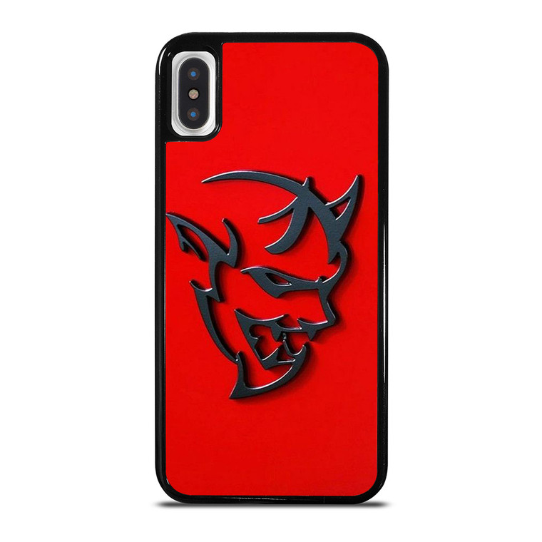 DODGE DEMON LOGO RED iPhone X / XS Case Cover