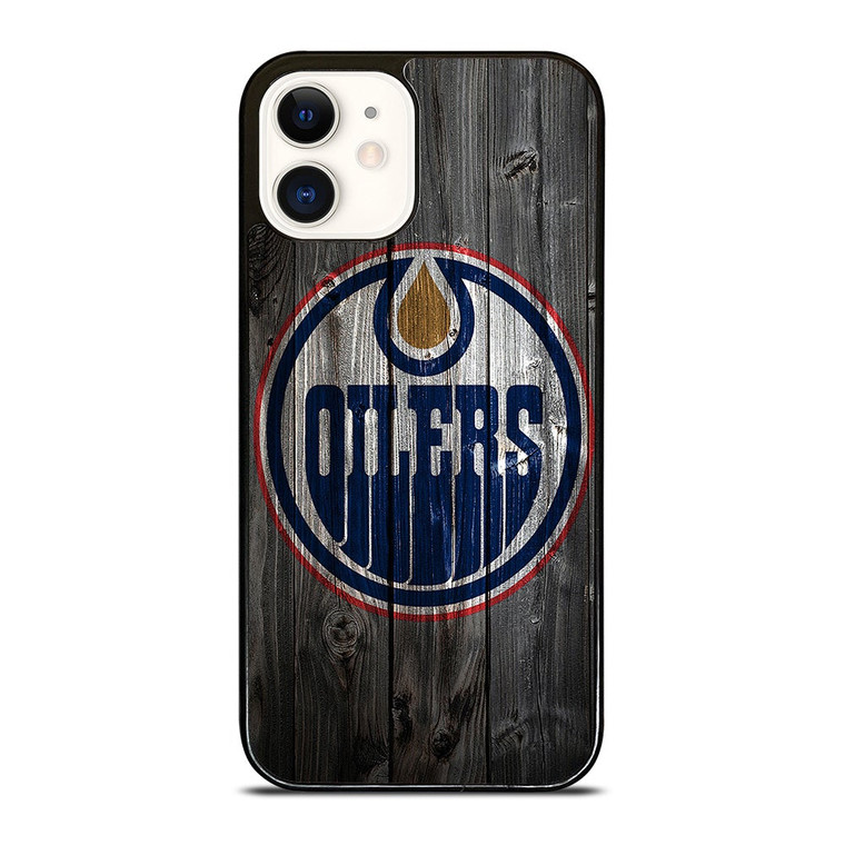 EDMONTON OILERS WOODEN LOGO iPhone 11 Pro Case Cover