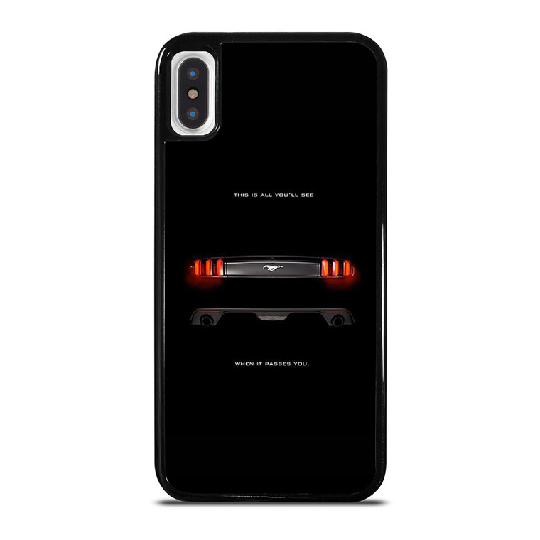 FORD MUSTANG CAR BACKLIGHT iPhone X / XS Case Cover
