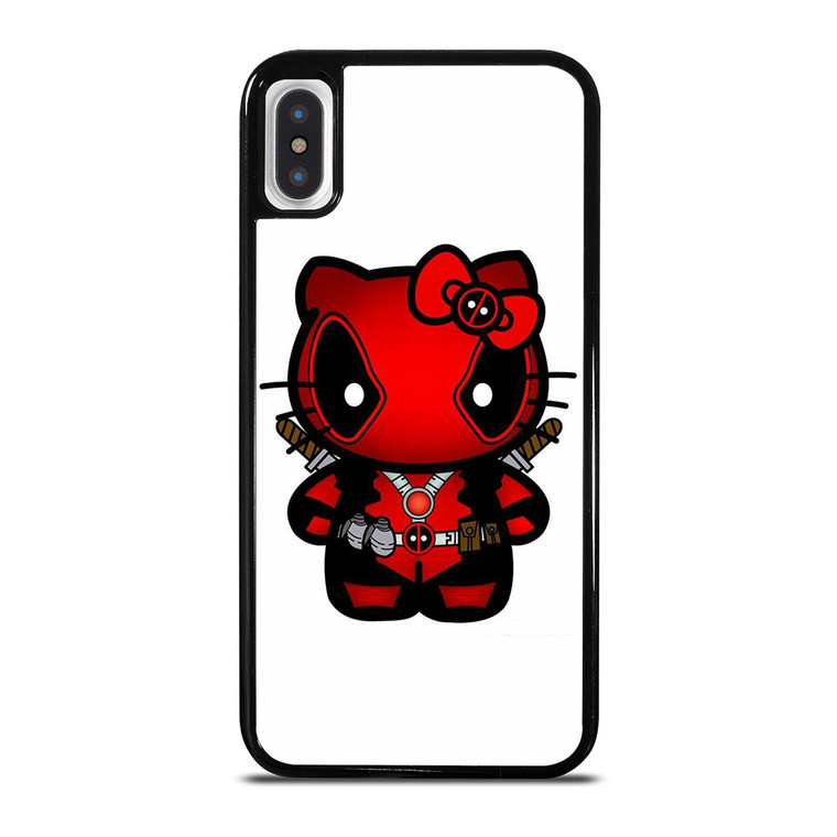 HELLO KITTY DEADPOOL MARVEL iPhone X / XS Case Cover