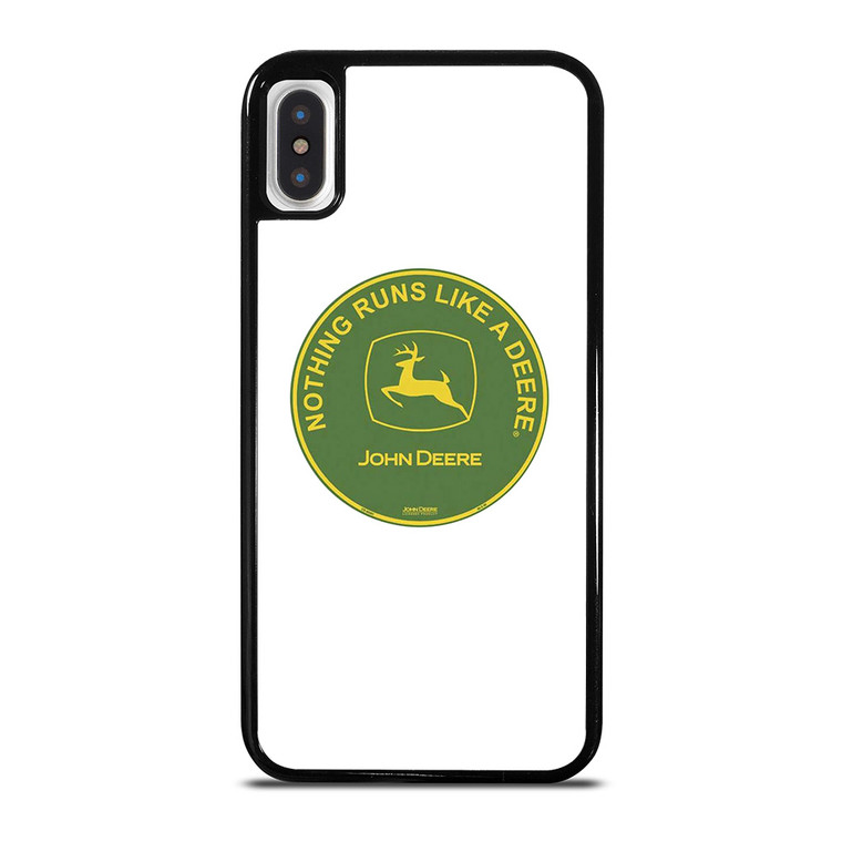JOHN DEERE TRACTOR LOGO RUNS LIKE A DEER iPhone X / XS Case Cover