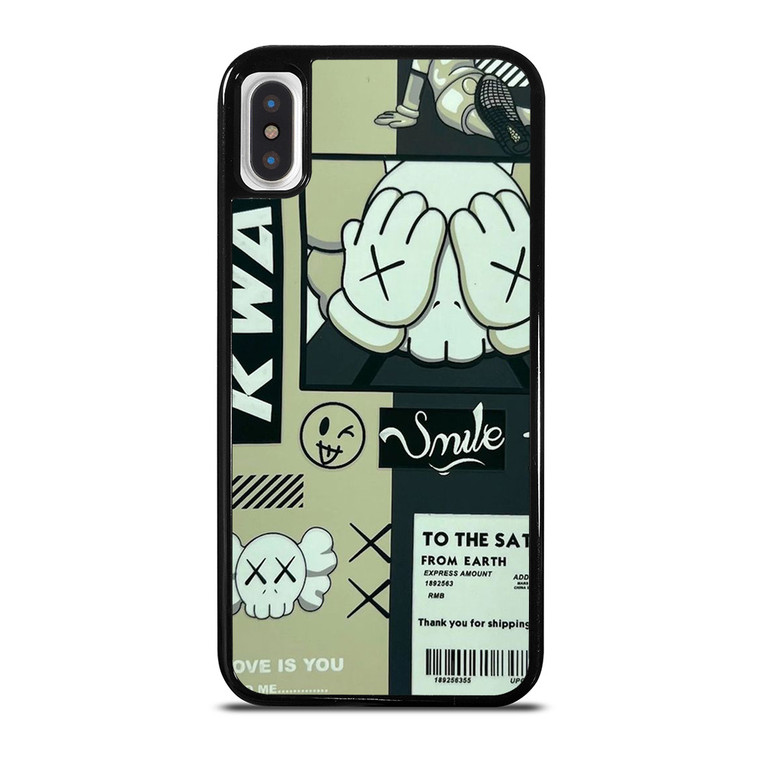 KAWS SMILE iPhone X / XS Case Cover