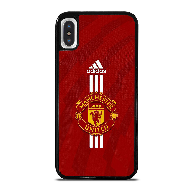 MANCHESTER UNITED FC FOOTBALL LOGO ADIDAS iPhone X / XS Case Cover