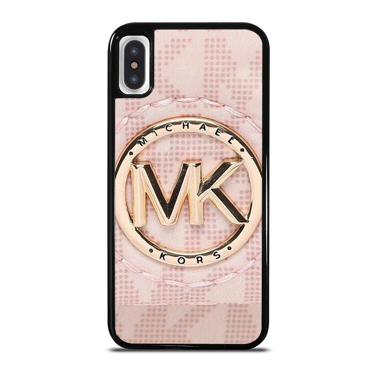MICHAEL KORS LOGO MK PINK iPhone X / XS Case Cover