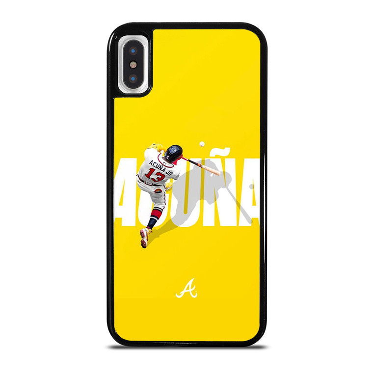 RONALD ACUNA JR ATLANTA BRAVES 13 iPhone X / XS Case Cover