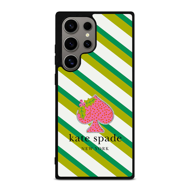KATE SPADE NEW YORK LOGO FRUITY GREEN Samsung Galaxy S24 Ultra Case Cover