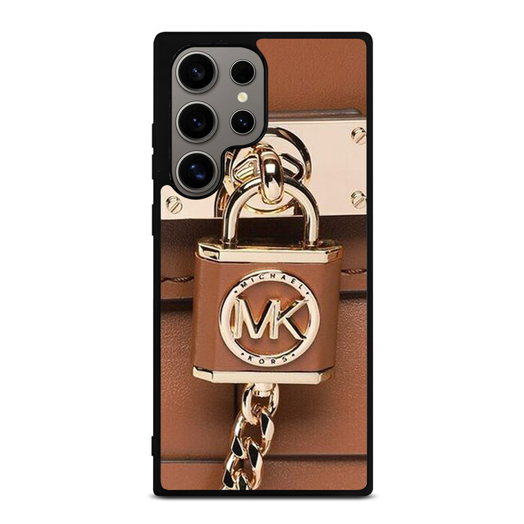 MICHAEL KORS LOGO MK PADLOCK BROWN Samsung Galaxy S24 Ultra Case Cover MICHAEL KORS LOGO MK PADLOCK BROWN Samsung Galaxy S24 Ultra Case Cover