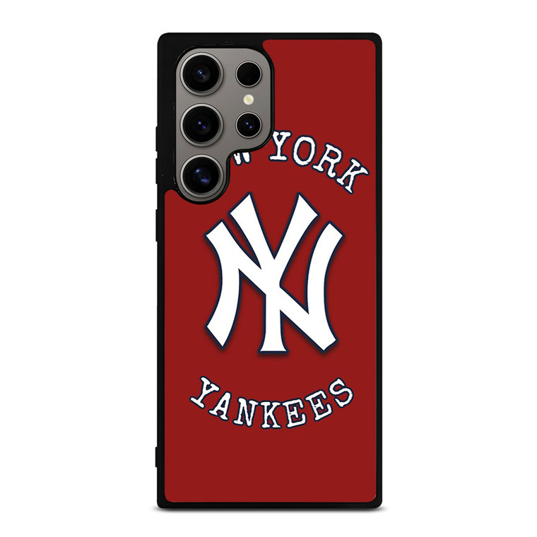 NEW YORK YANKEES BASEBALL LOGO RED Samsung Galaxy S24 Ultra Case Cover