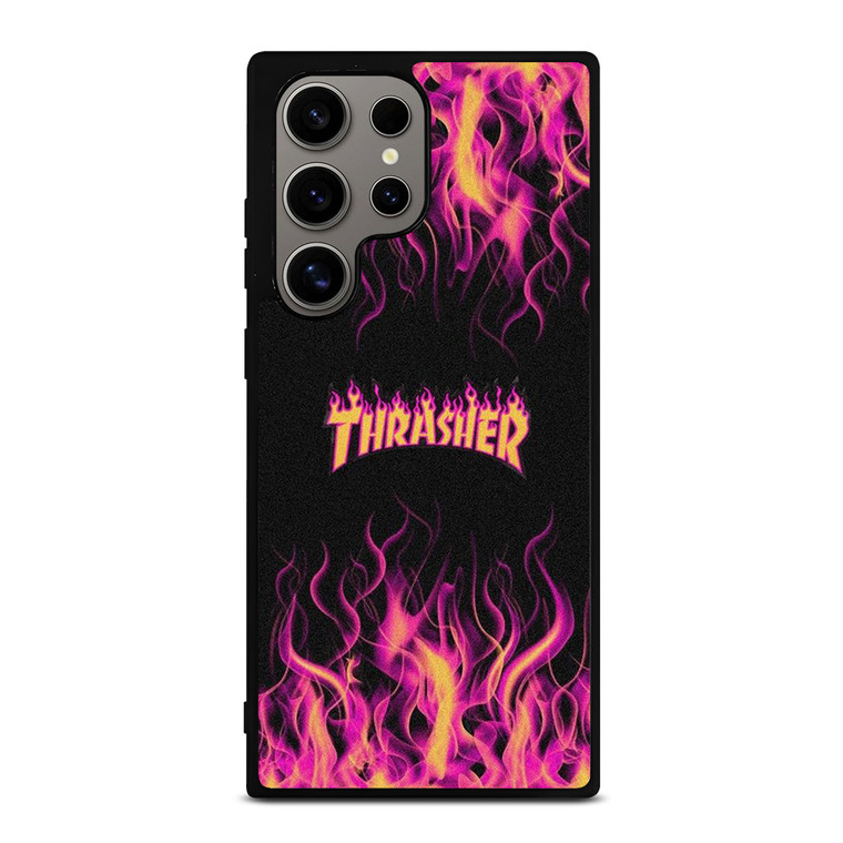 THRASHER FLAME SKATEBOARD MAGAZINE Samsung Galaxy S24 Ultra Case Cover