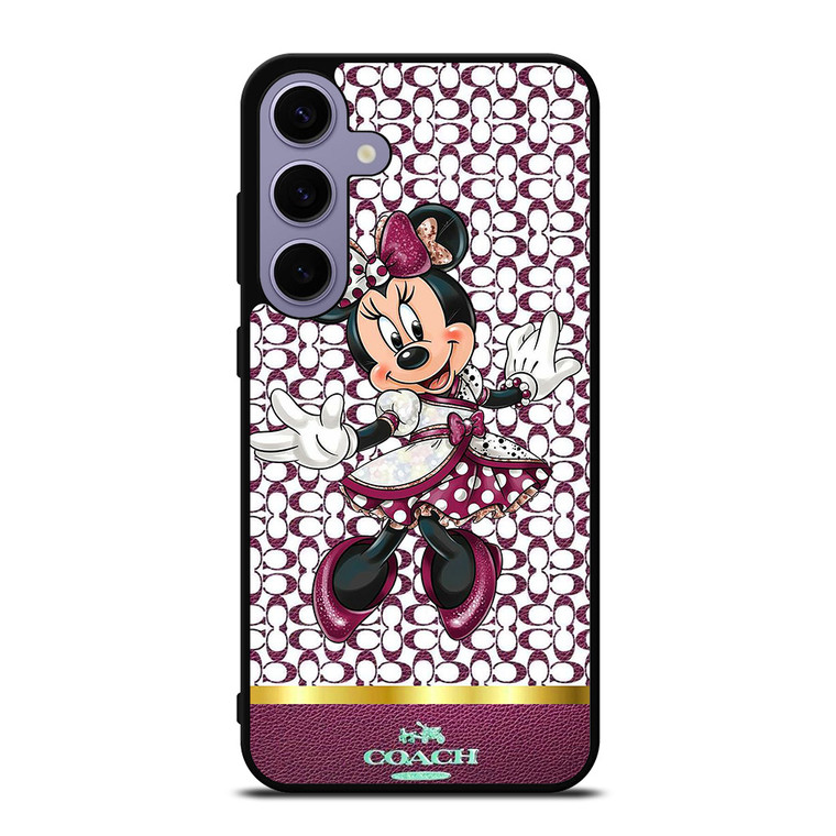 COACH NEW YORK LOGO MINNIE MOUSE DISNEY Samsung Galaxy S24 Plus Case Cover