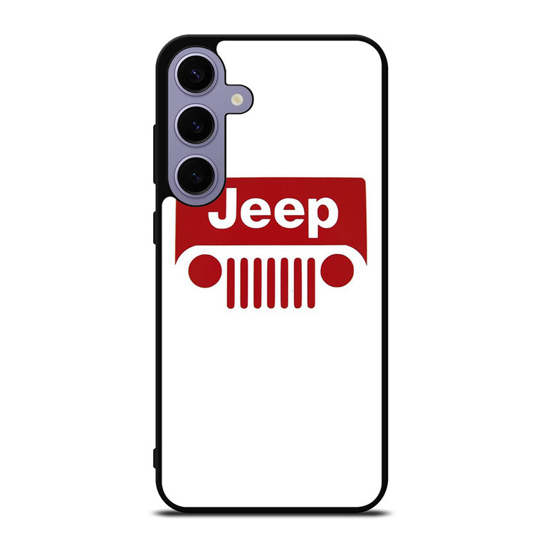 JEEP CAR LOGO RED Samsung Galaxy S24 Plus Case Cover