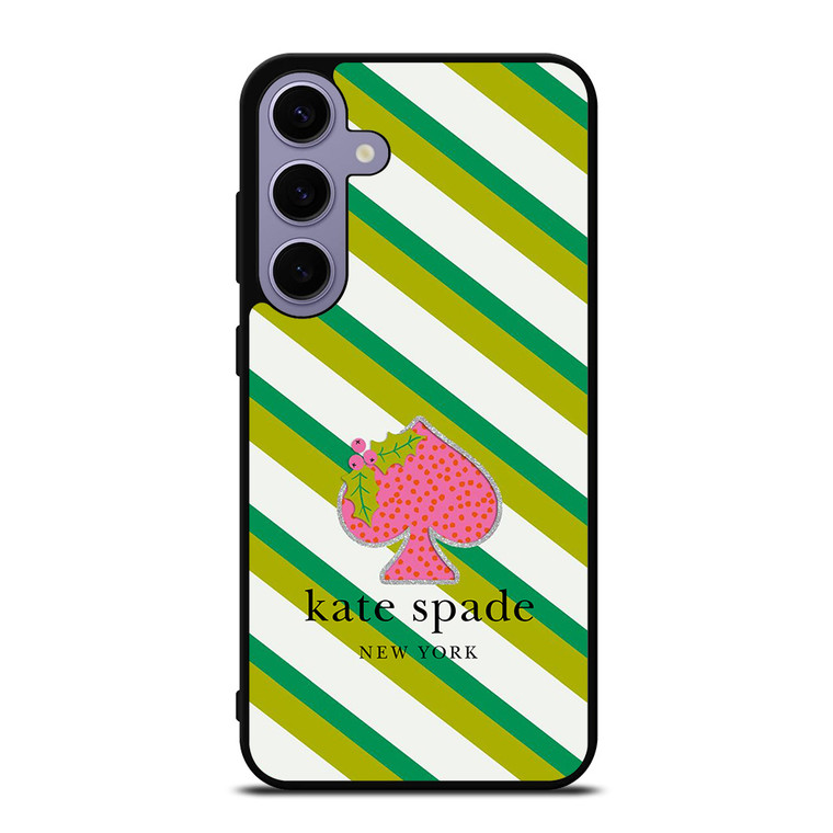 KATE SPADE NEW YORK LOGO FRUITY GREEN Samsung Galaxy S24 Plus Case Cover