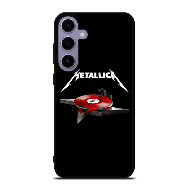 METALLICA BAND LOGO TURNTABLE Samsung Galaxy S24 Plus Case Cover