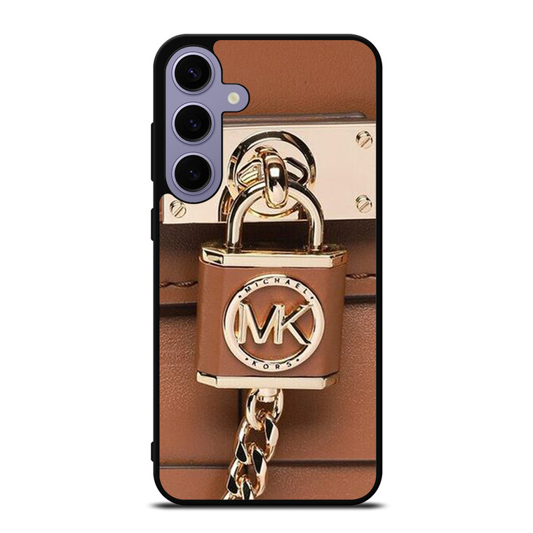 MICHAEL KORS LOGO MK PADLOCK BROWN Samsung Galaxy S24 Plus Case Cover MICHAEL KORS LOGO MK PADLOCK BROWN Samsung Galaxy S24 Plus Case Cover