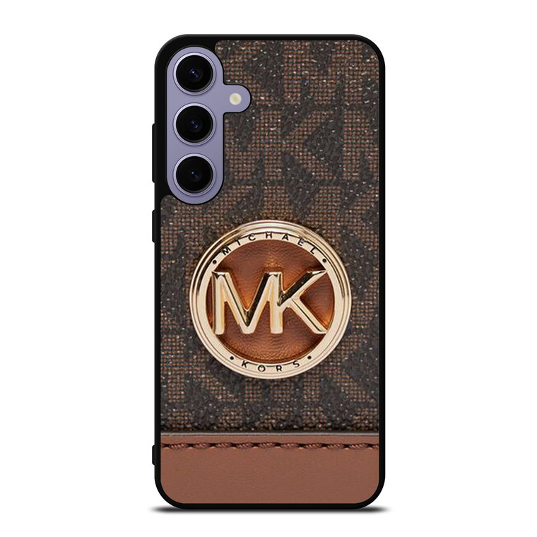 MICHAEL KORS LOGO MK WALLET BROWN Samsung Galaxy S24 Plus Case Cover