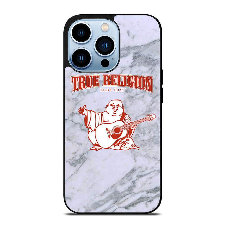BIG BUDDHA TRUE RELIGION MARBLE iPhone 13 Pro Max Case Cover