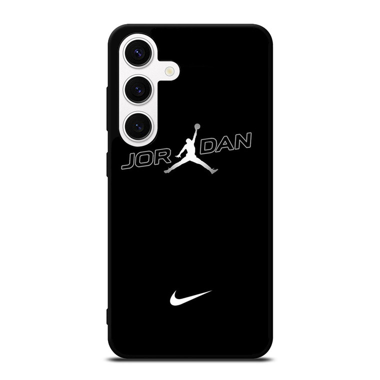 AIR JORDAN NIKE BLACK WHITE Samsung Galaxy S24 Case Cover