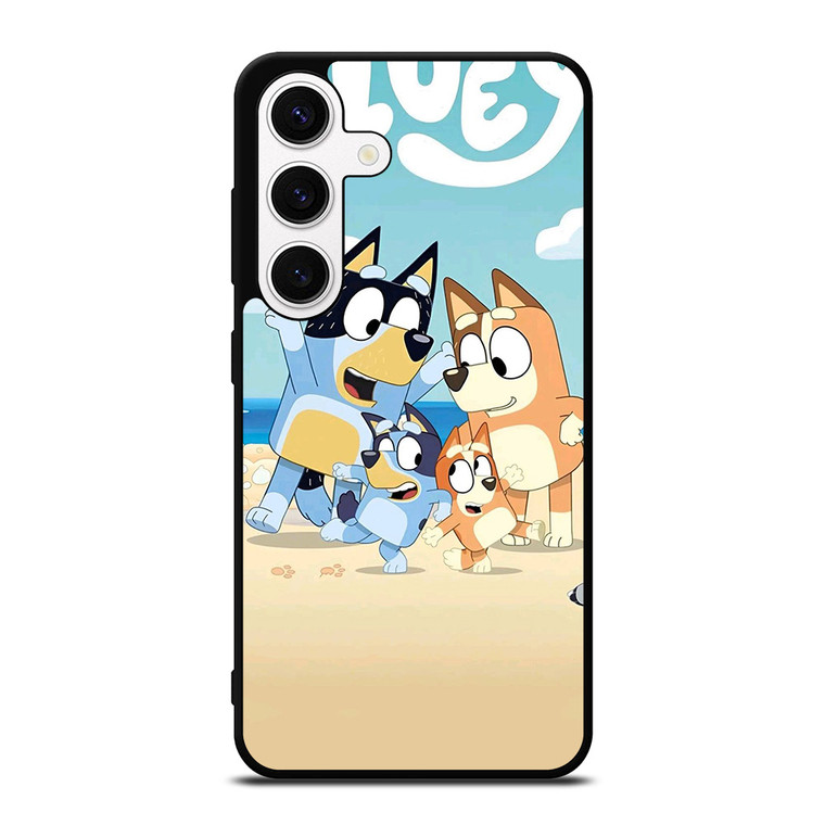 BLUEY HEELERS FAMILY CARTOON Samsung Galaxy S24 Case Cover