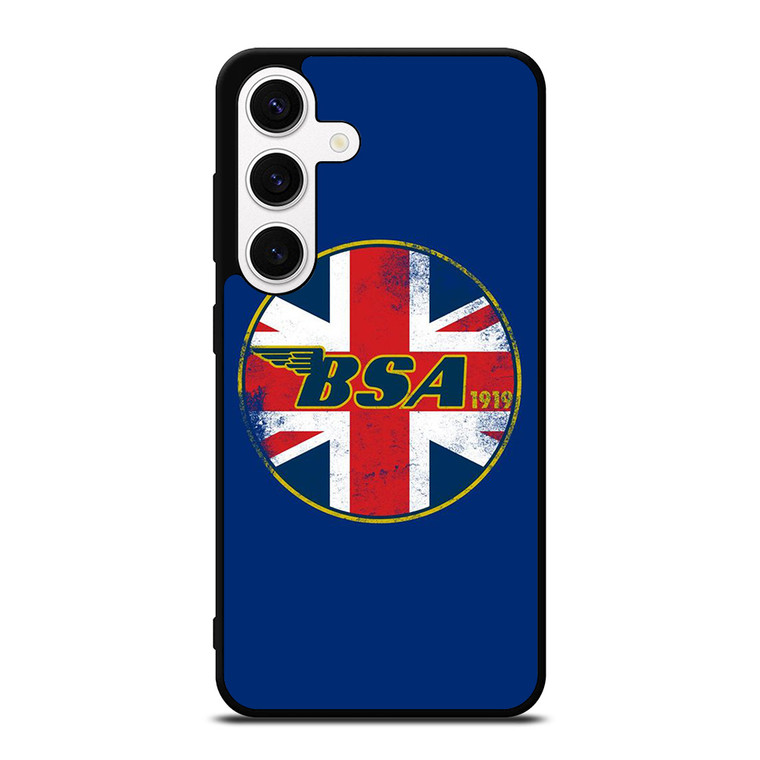 BSA MOTORCYCLE LOGO 1919 UNION JACK Samsung Galaxy S24 Case Cover