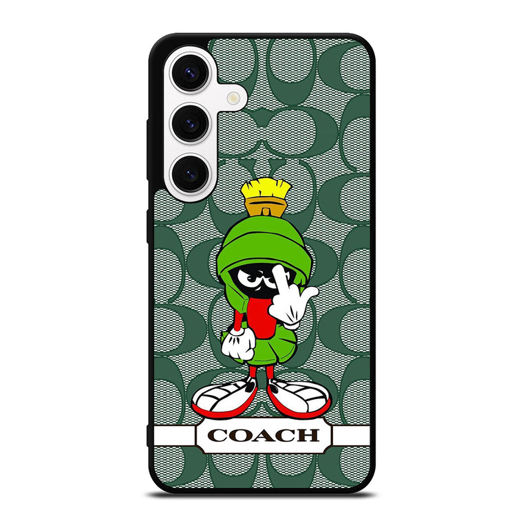 COACH NEW YORK LOGO MARVIN THE MARTIAN Samsung Galaxy S24 Case Cover