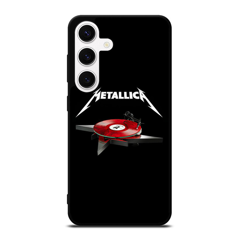 METALLICA BAND LOGO TURNTABLE Samsung Galaxy S24 Case Cover