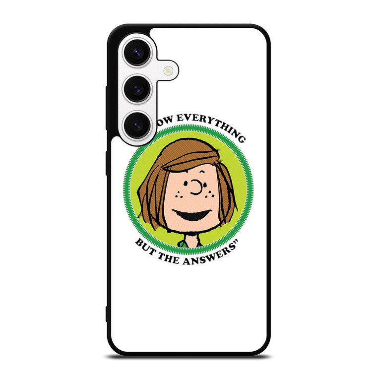 PEPPERMINT PATTY THE PEANUTS Samsung Galaxy S24 Case Cover
