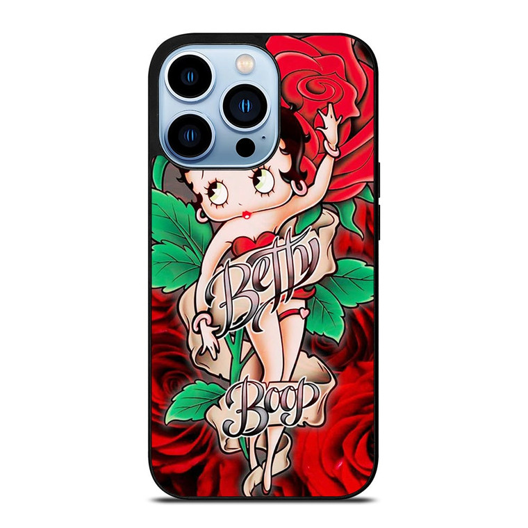 BETTY BOOP FLORAL iPhone 13 Pro Max Case Cover