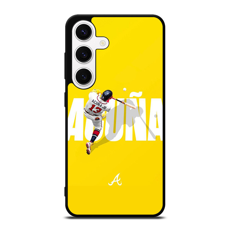 RONALD ACUNA JR ATLANTA BRAVES 13 Samsung Galaxy S24 Case Cover