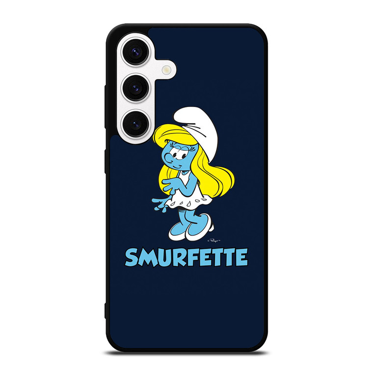 SMURFETTE SMURF GIRL CARTOON Samsung Galaxy S24 Case Cover