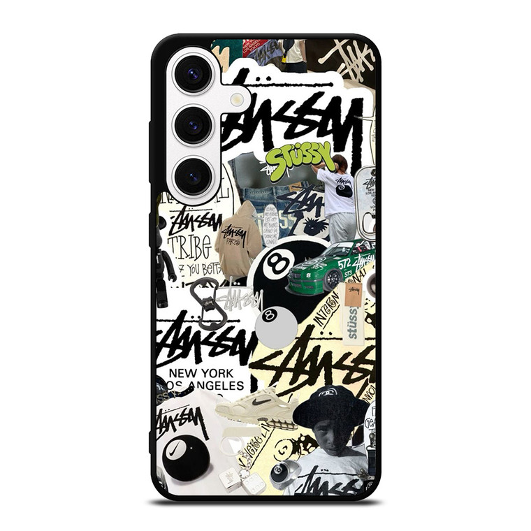 STUSSY COLLAGE Samsung Galaxy S24 Case Cover