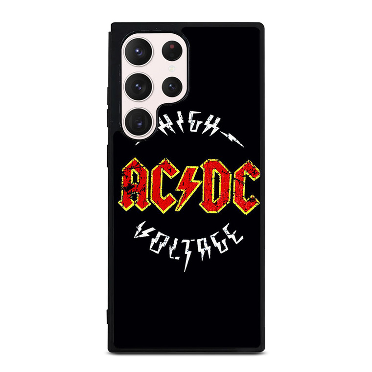 ACDC AC DC BAND HIGH VOLTAGE Samsung Galaxy S23 Ultra Case Cover
