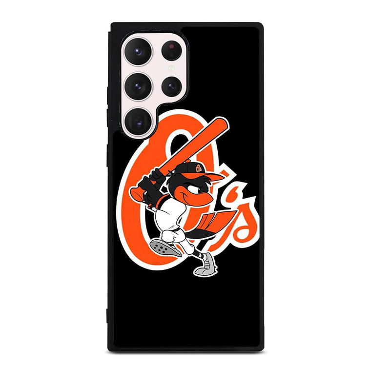 BALTIMORE ORIOLES LOGO BASEBALL TEAM MASCOT Samsung Galaxy S23 Ultra Case Cover
