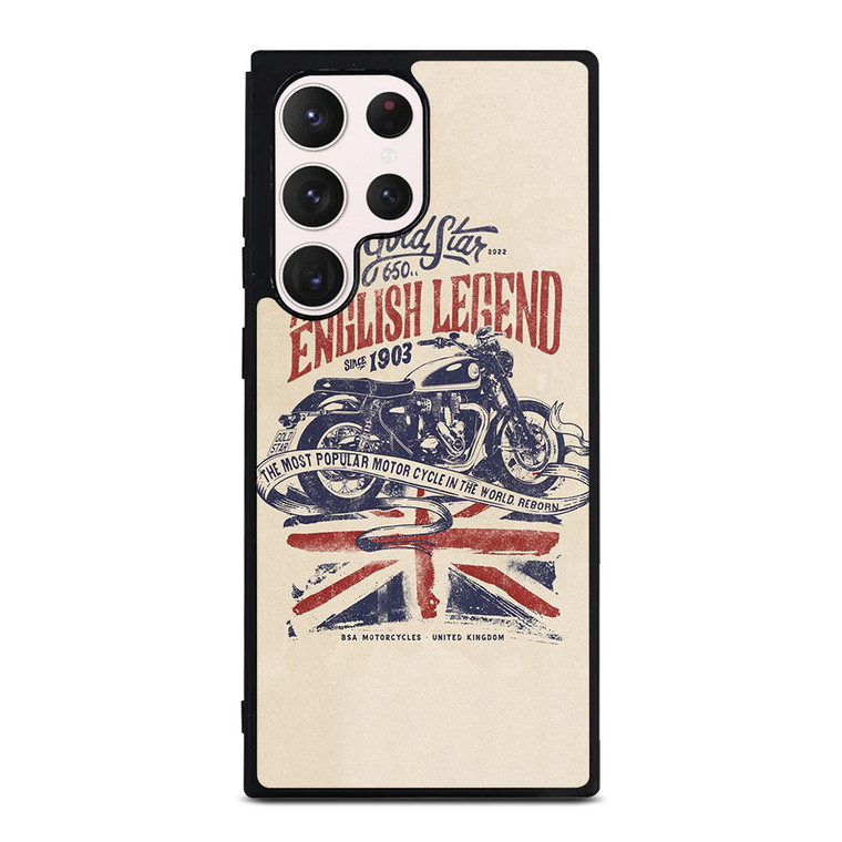BSA MOTORCYCLE BRITISH GOLD STAR Samsung Galaxy S23 Ultra Case Cover