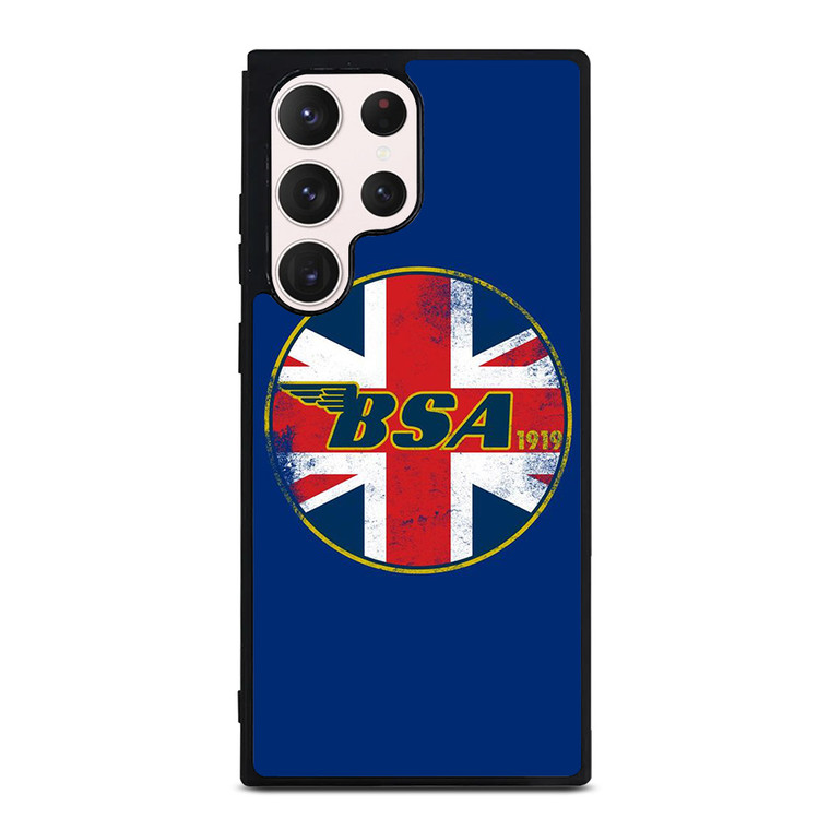 BSA MOTORCYCLE LOGO 1919 UNION JACK Samsung Galaxy S23 Ultra Case Cover BSA MOTORCYCLE LOGO 1919 UNION JACK Samsung Galaxy S23 Ultra Case Cover