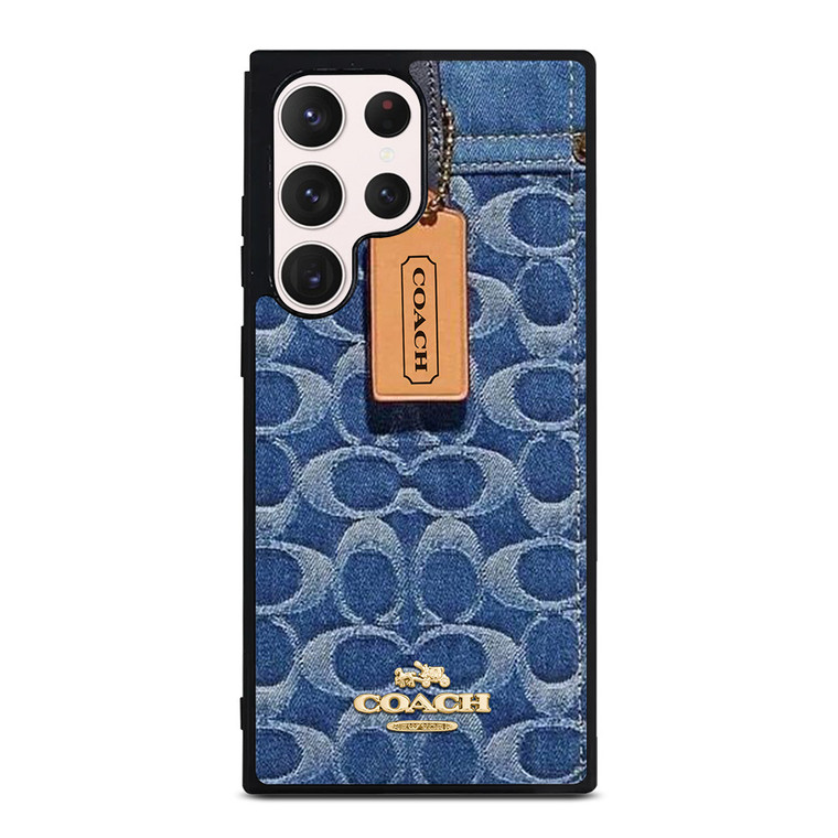 COACH NEW YORK LOGO JEANS BAG Samsung Galaxy S23 Ultra Case Cover