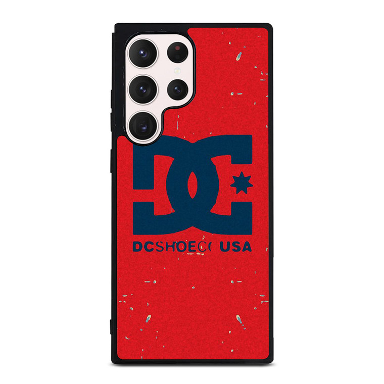 DC SHOE USA LOGO RED Samsung Galaxy S23 Ultra Case Cover DC SHOE USA LOGO RED Samsung Galaxy S23 Ultra Case Cover