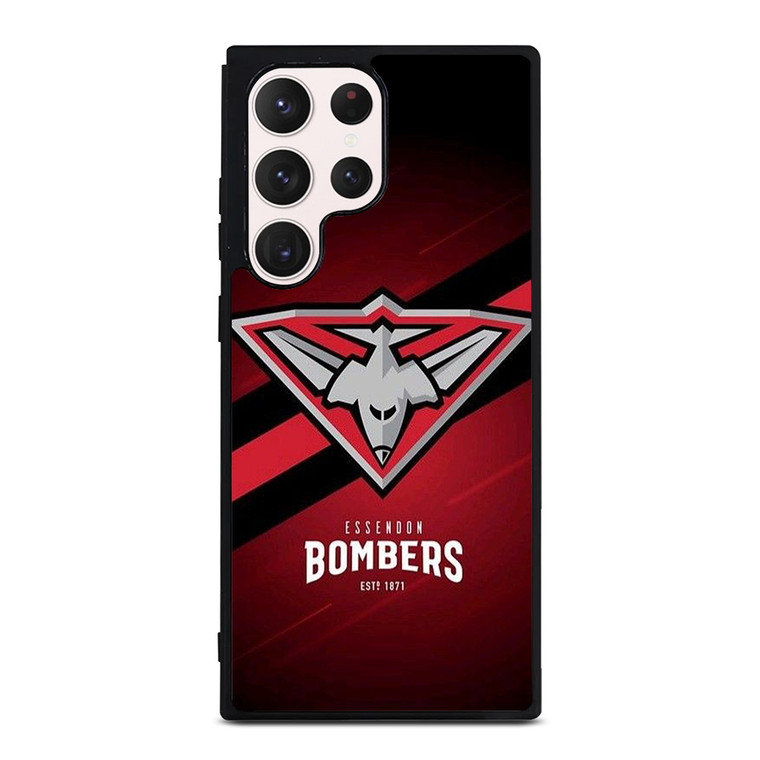 ESSENDON BOMBERS FOOTBALL CLUB LOGO Samsung Galaxy S23 Ultra Case Cover