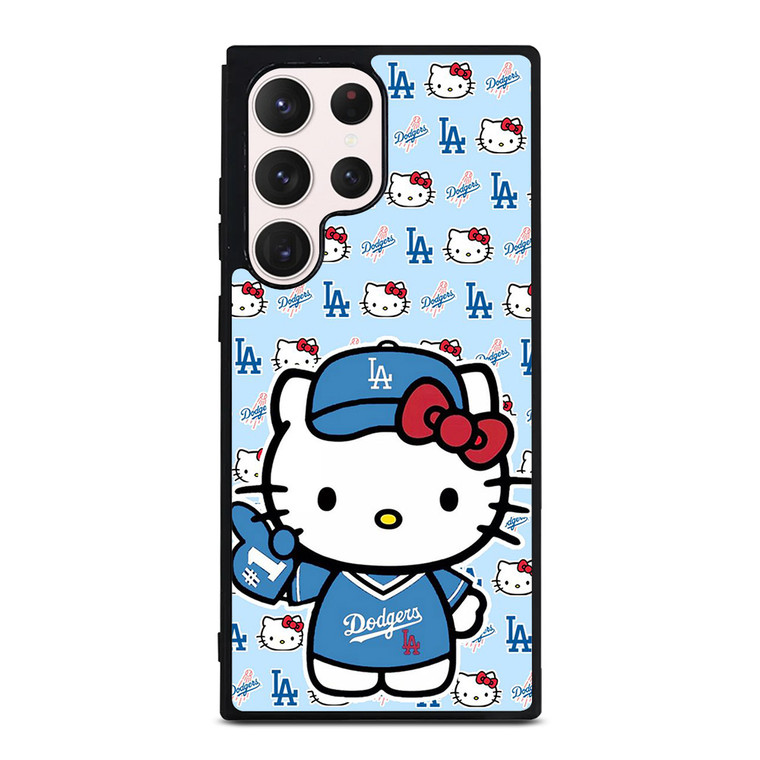 HELLO KITTY LA DODGERS LOS ANGELES BASEBALL Samsung Galaxy S23 Ultra Case Cover